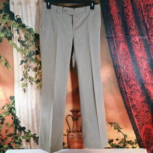 EUC: Eddie Bauer Sz 8 Long Khaki "Mercer Fit" Chino Stretch Professional